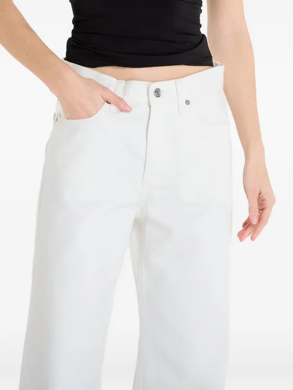 Calvin Klein ローライズ ジーンズ | ホワイト | FARFETCH JP