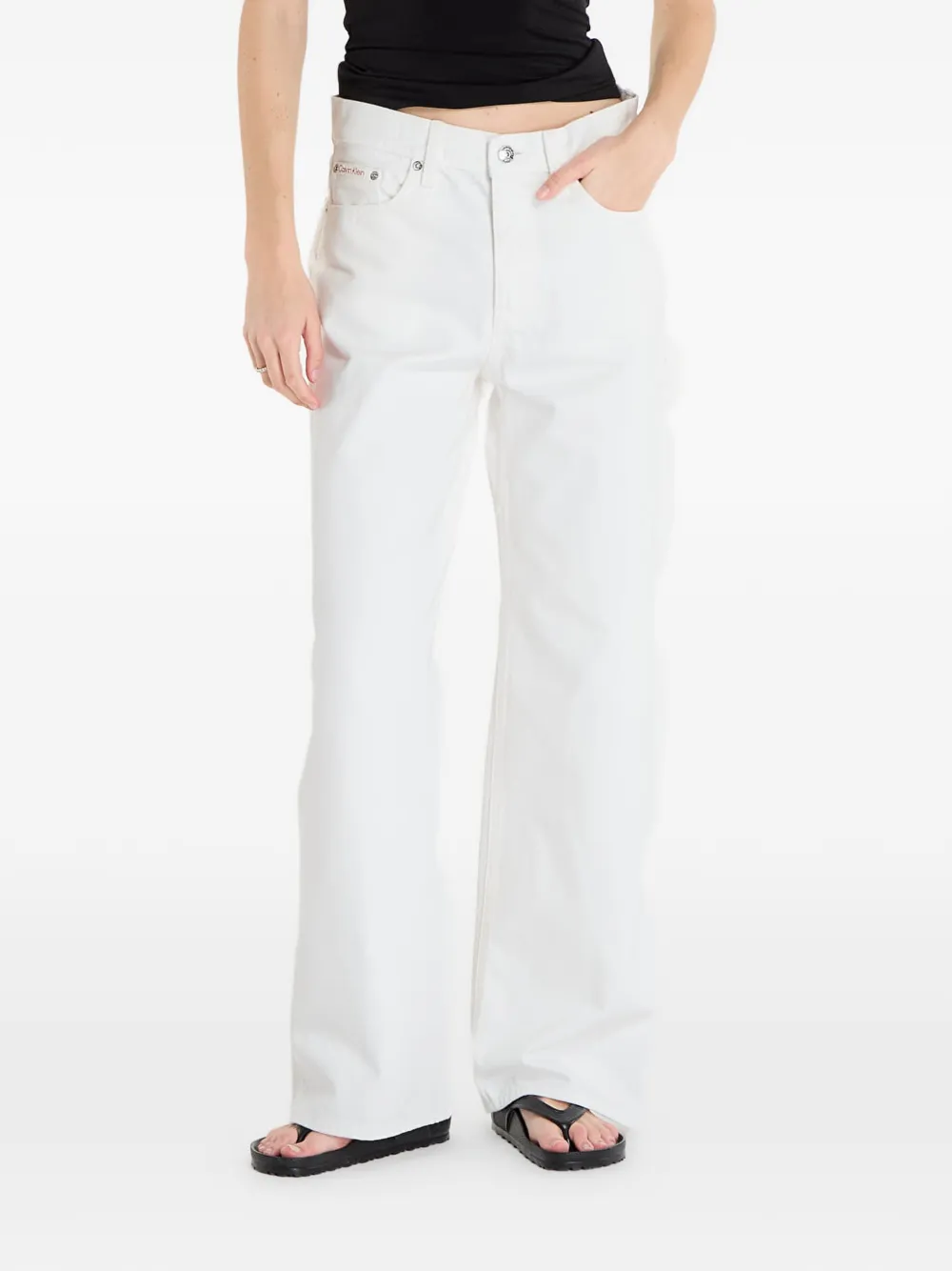 Calvin Klein low-rise jeans - Bianco