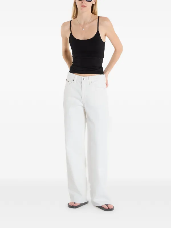 Calvin Klein ローライズ ジーンズ | ホワイト | FARFETCH JP