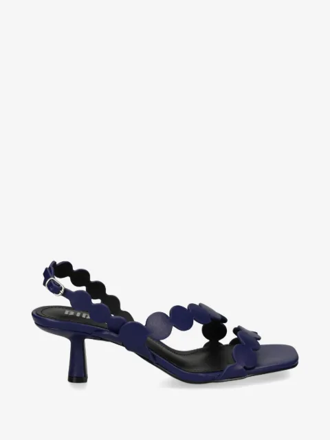 Bibi Lou Onami scalloped leather sandals