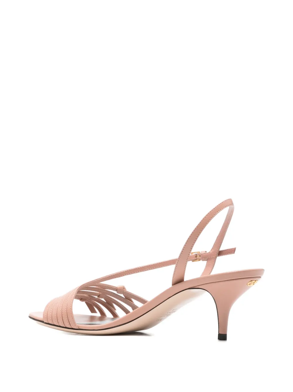 Valentino Garavani Nodine leren sandalen Roze