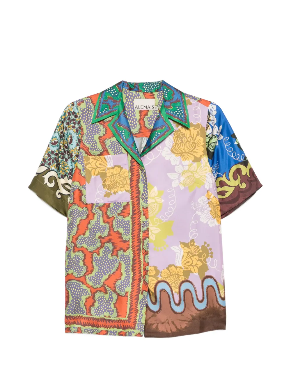 ALEMAIS Arnie floral-print shirt - Viola