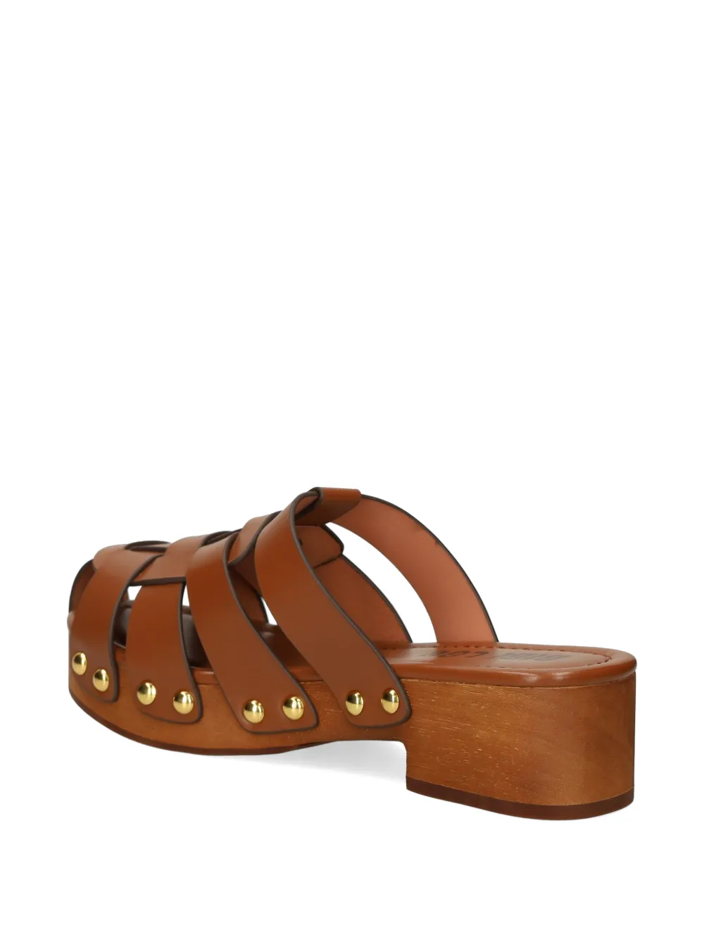 Bibi Lou Zue studded clogs Bruin