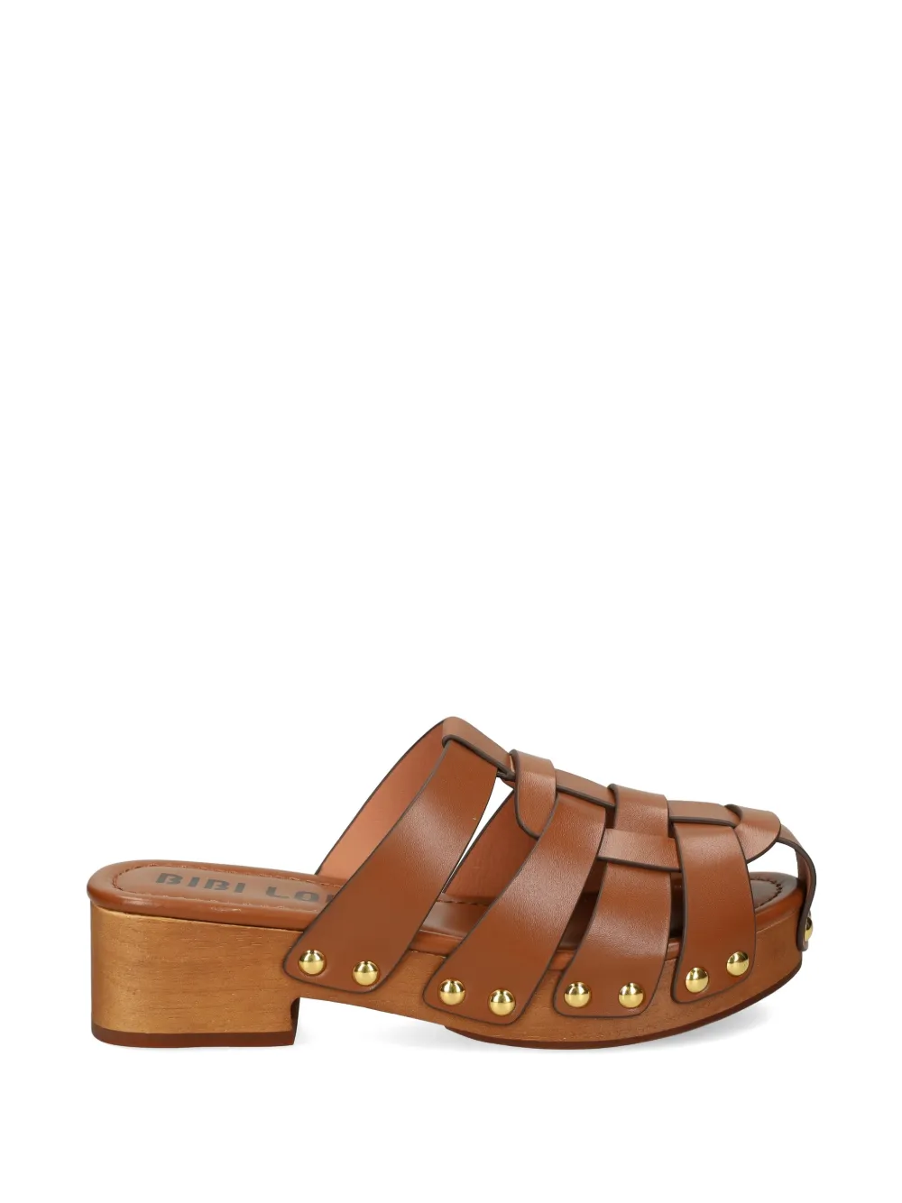 Bibi Lou Zue studded clogs Bruin