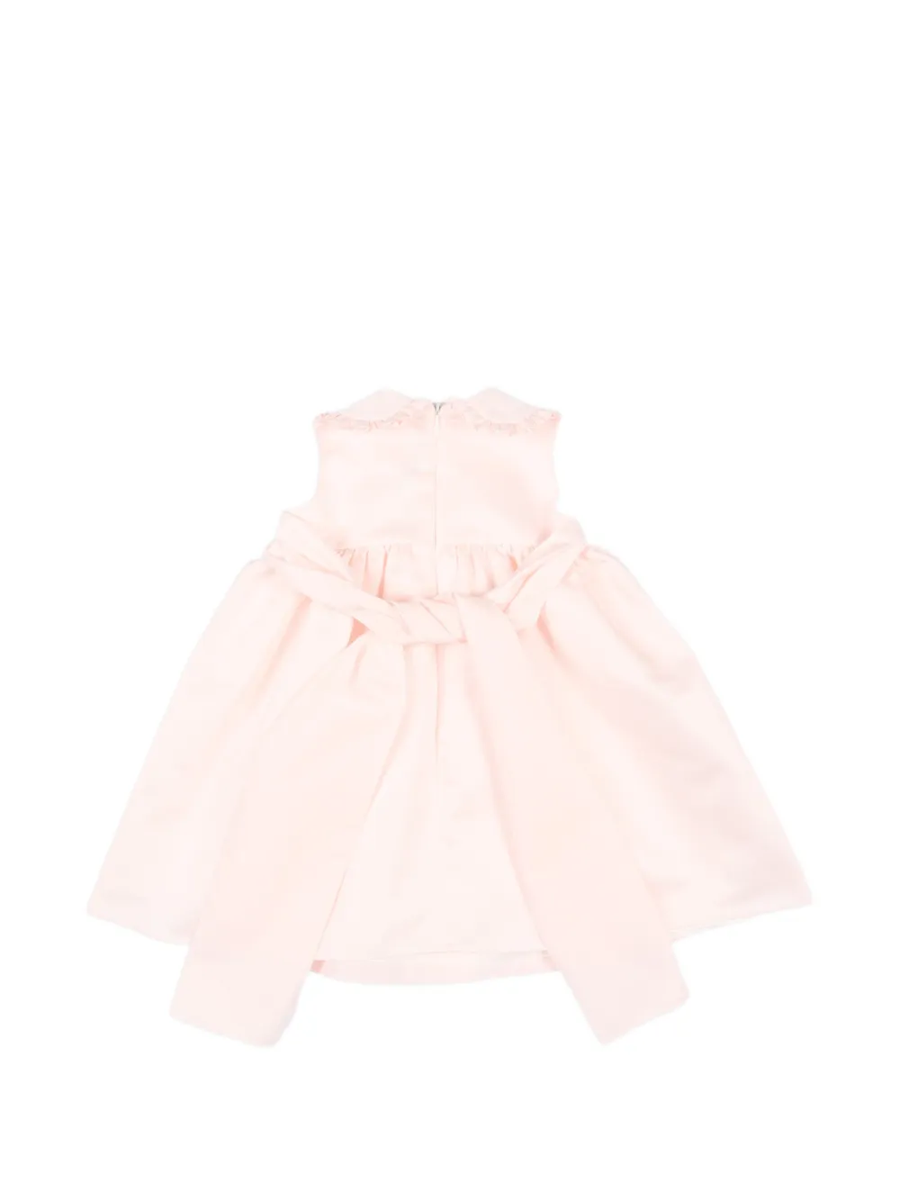 Little Bear Jurk met ruchekraag en strik-detail Roze