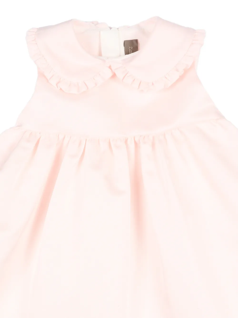 Little Bear Jurk met ruchekraag en strik-detail Roze