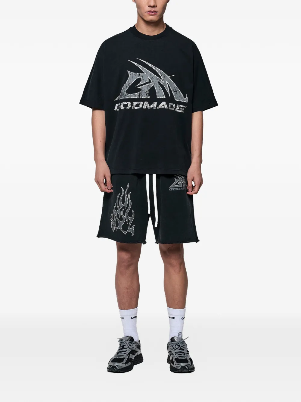  Godmade Camiseta De Algodón - Negro 