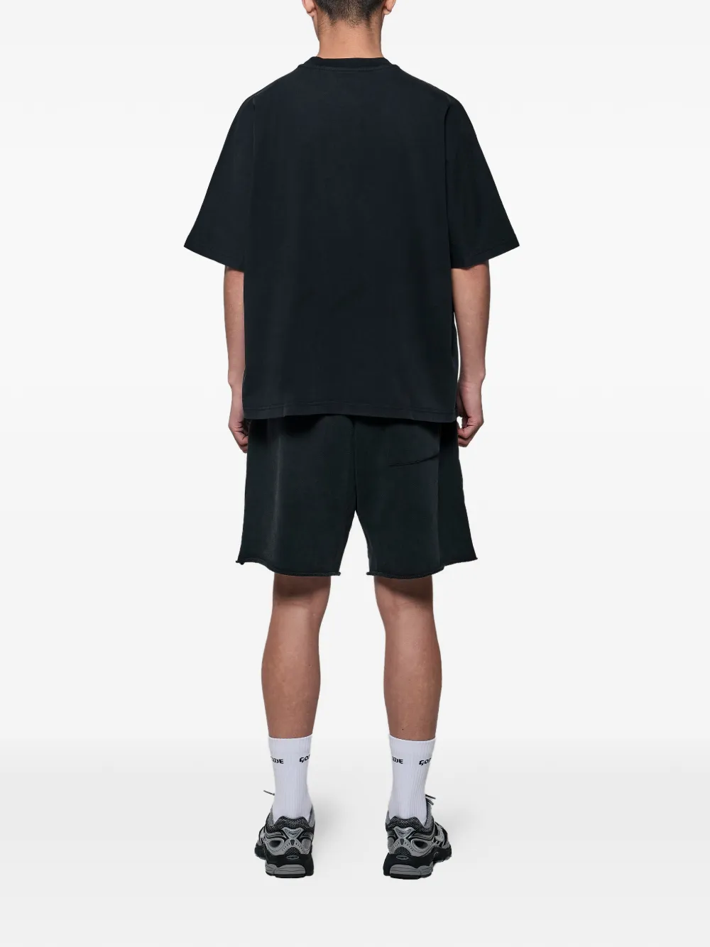 GODMADE Katoenen T-shirt Zwart