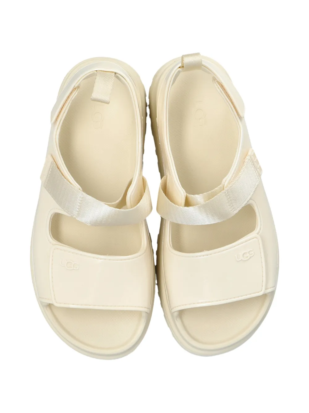 Ugg Goldenglow Touch-strap Sandals In Black