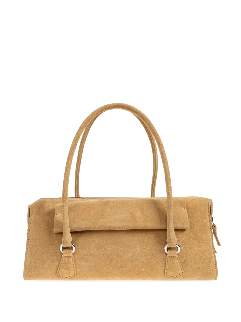 IRO suede-finish zip-top tote bag - Toni neutri