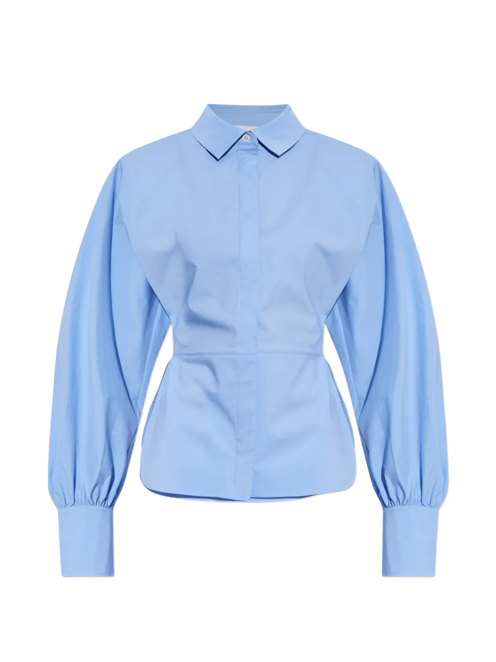 IRO puff-sleeve button-down shirt - Blu