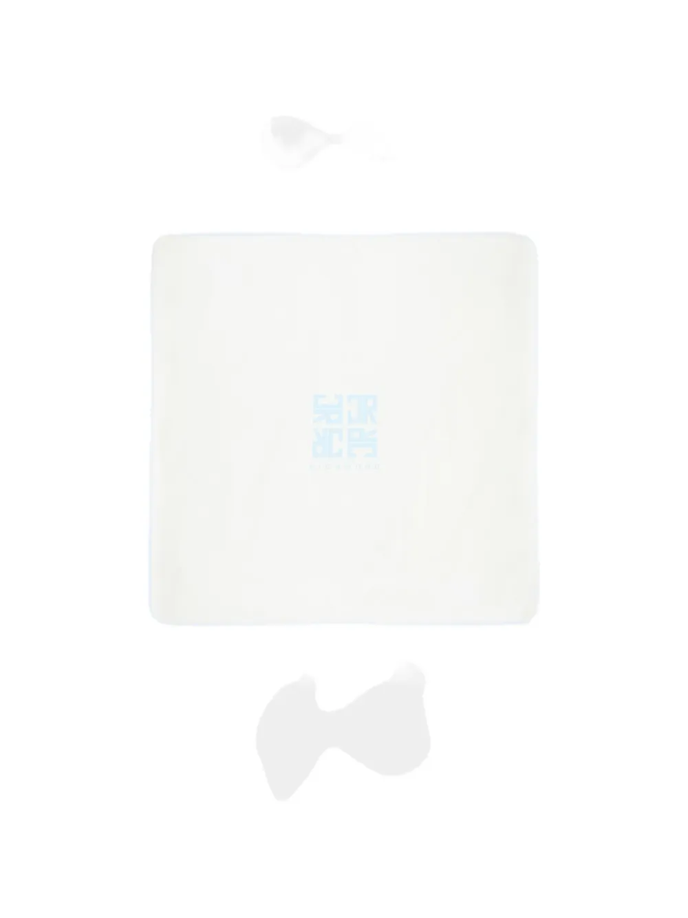 John Richmond Junior logo-print blanket - Bianco