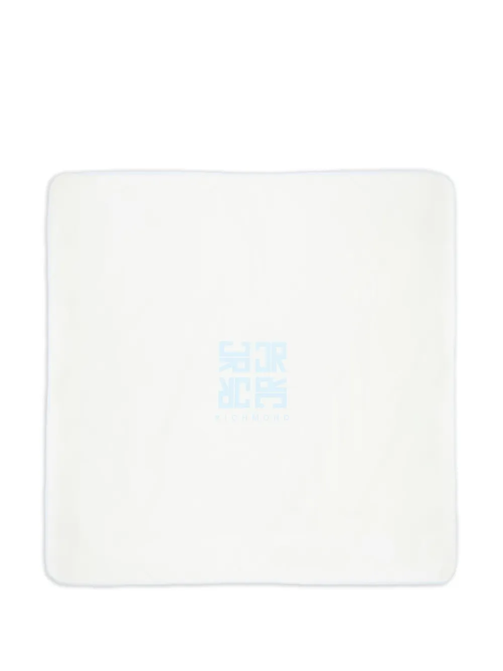John Richmond Junior logo-print blanket - Bianco