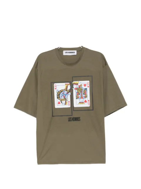 LES HOMMES printed T-shirt