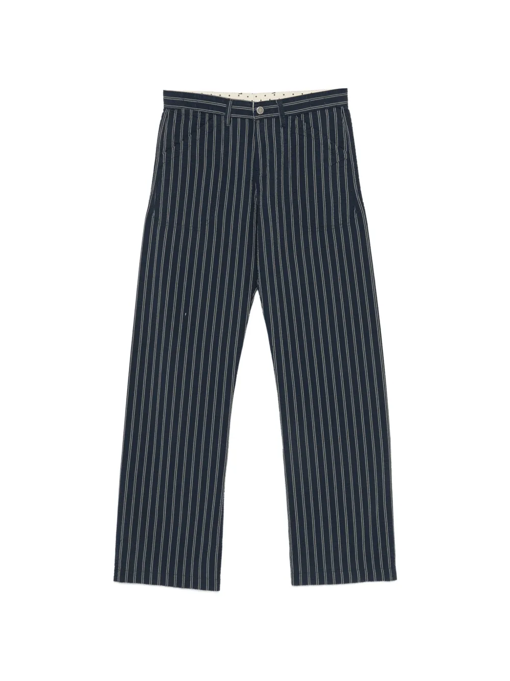 Massimo Alba stripe-pattern trousers - Blau