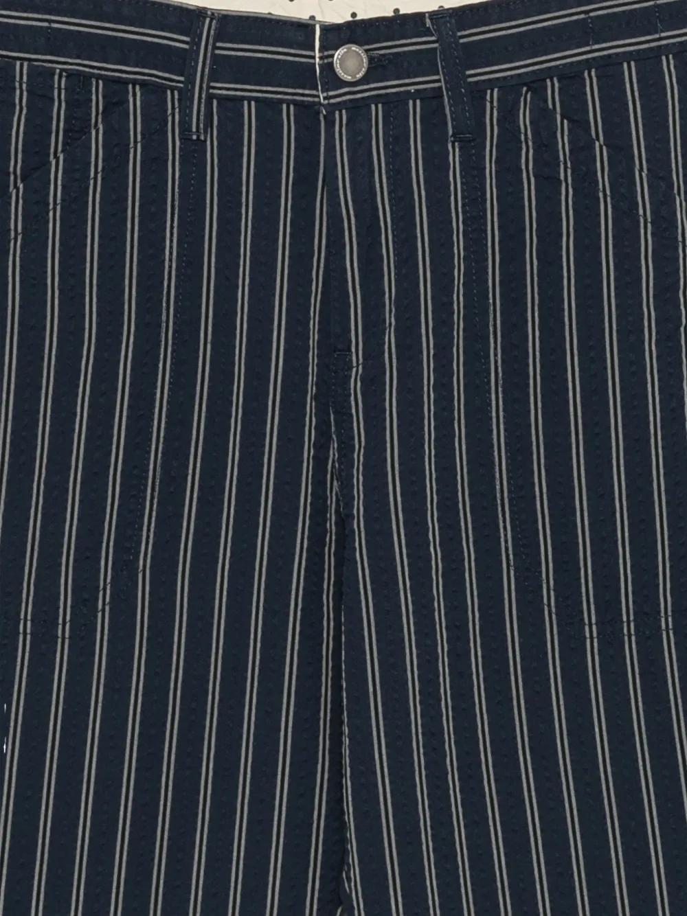  Massimo Alba Pantalones A Rayas - Azul 
