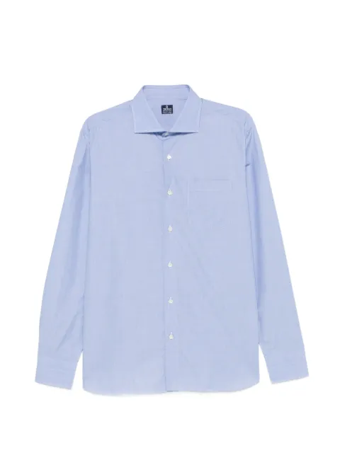 Truzzi chest-pocket spread-collar shirt