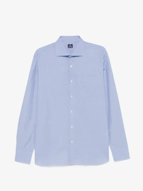 Truzzi chest-pocket spread-collar shirt