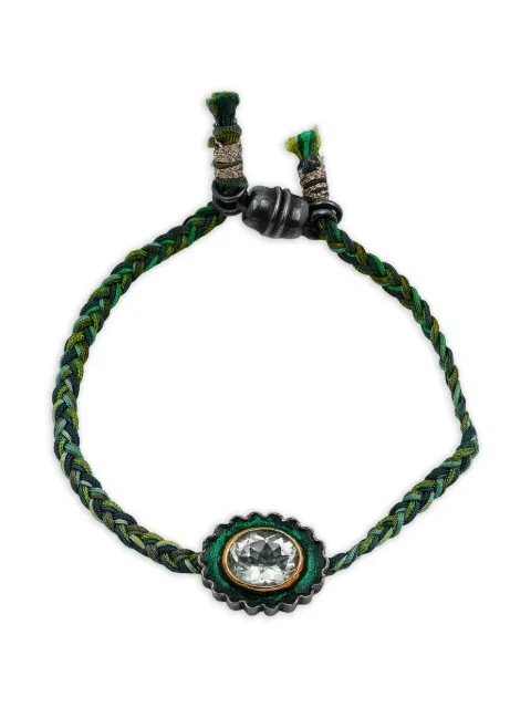 Patricia Arango amethyst braided bracelet