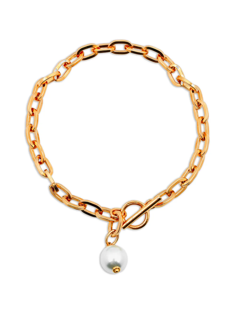 Ben Amun pearl-pendant chain necklace - Oro