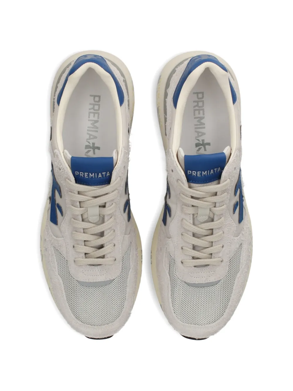 Premiata Mick panelled sneakers Beige