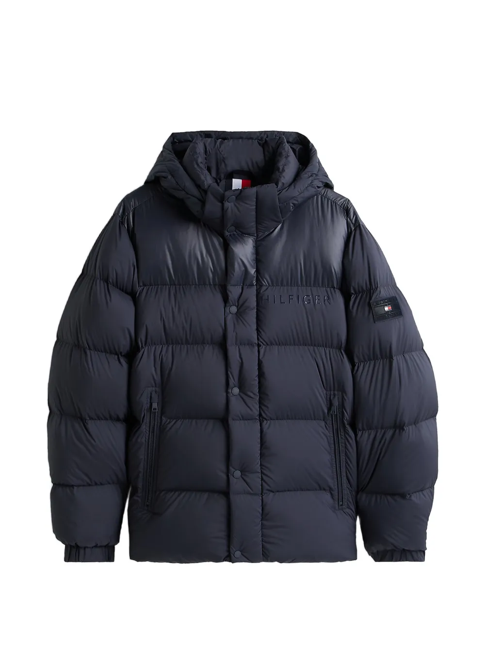 Tommy Hilfiger padded hooded jacket - Blue