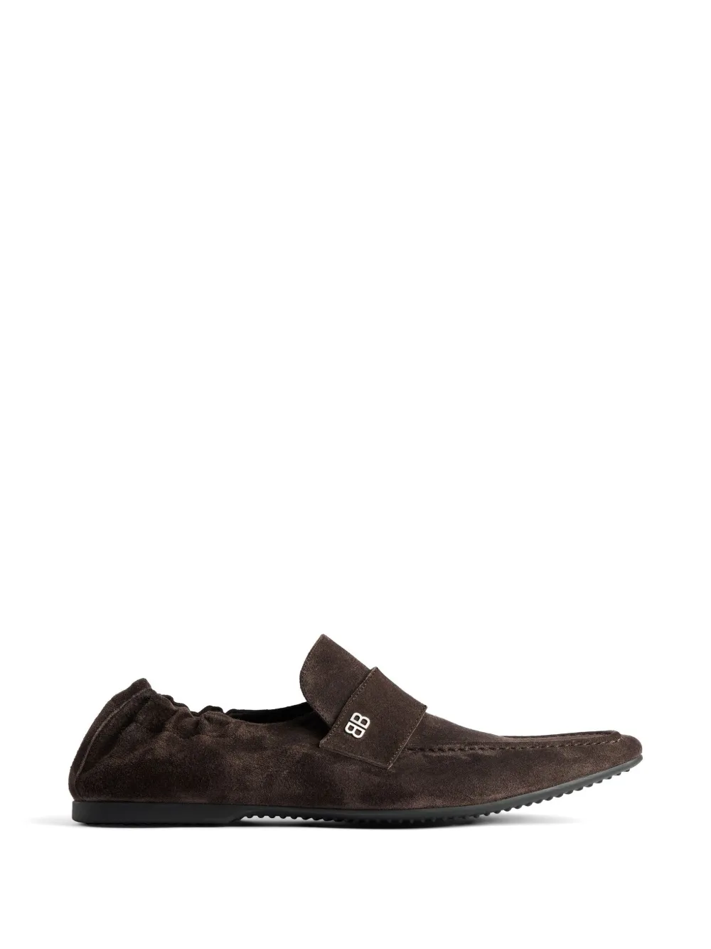 Balenciaga Palermo BB logo-plaque loafers - Marrone