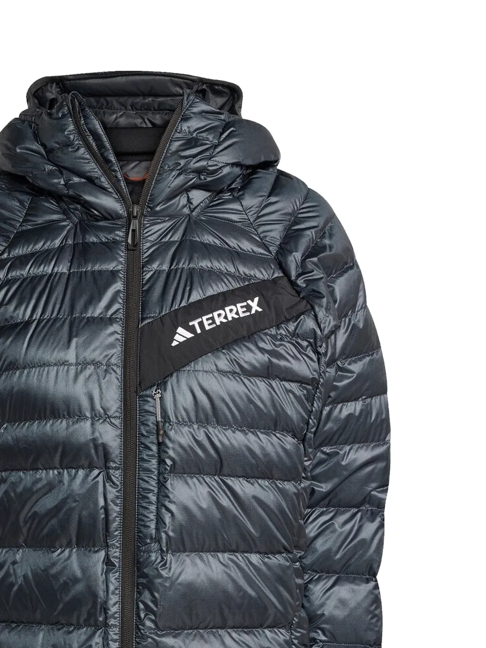 adidas Terrex Techrock Climawarm+ gewatteerd jack Zwart