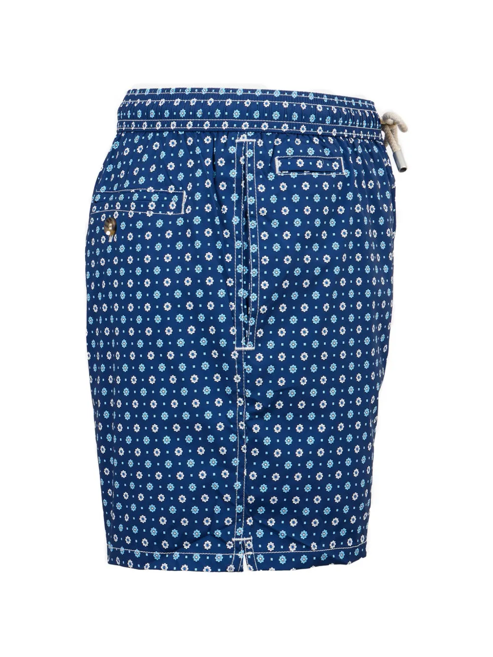 MC2 Saint Barth Zwembroek met bloemenprint Blauw