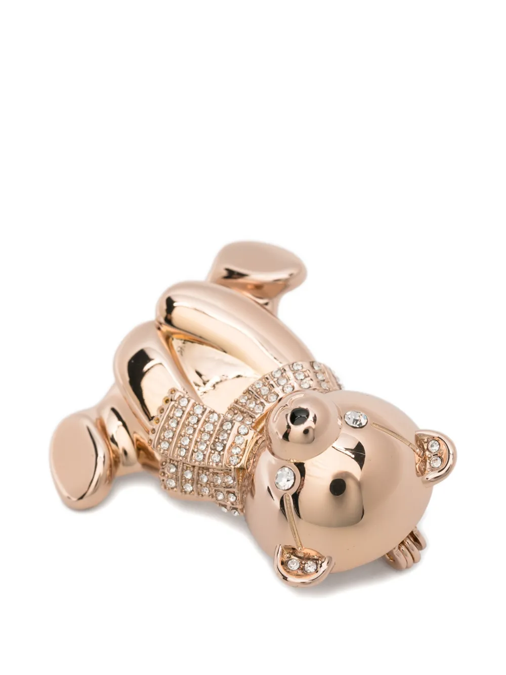 Max Mara Teddy broche verfraaid met kristallen Roze
