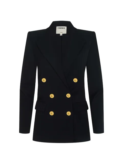 L'Agence double-breasted oversized blazer