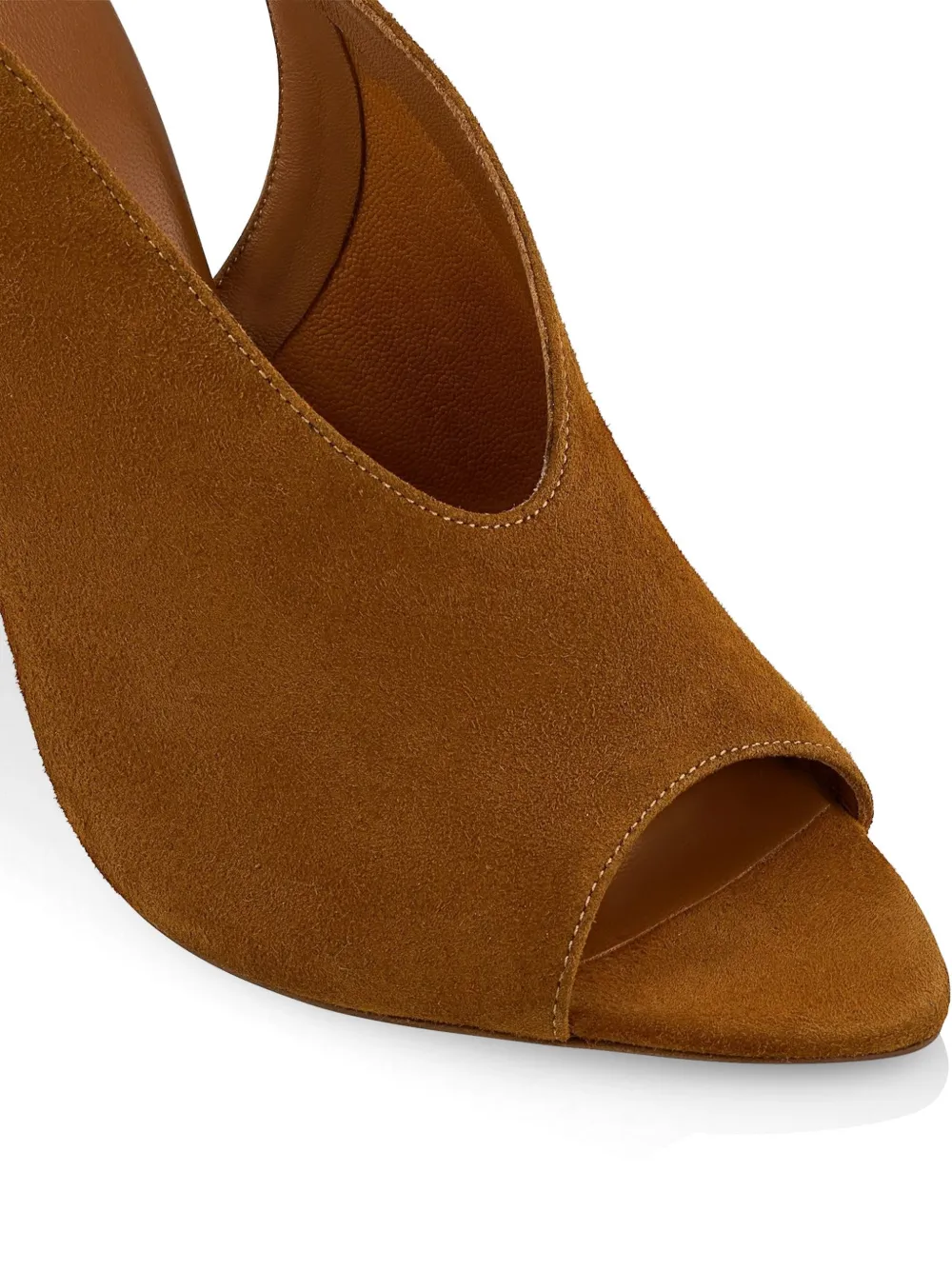 Aquazzura Lais lace-up peep-toe sandals Bruin