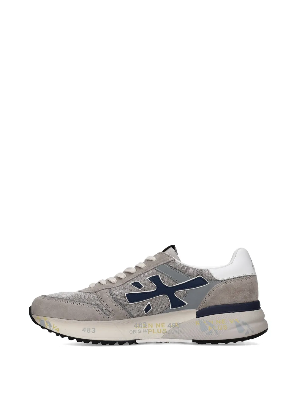 Premiata Mick panelled sneakers Grijs
