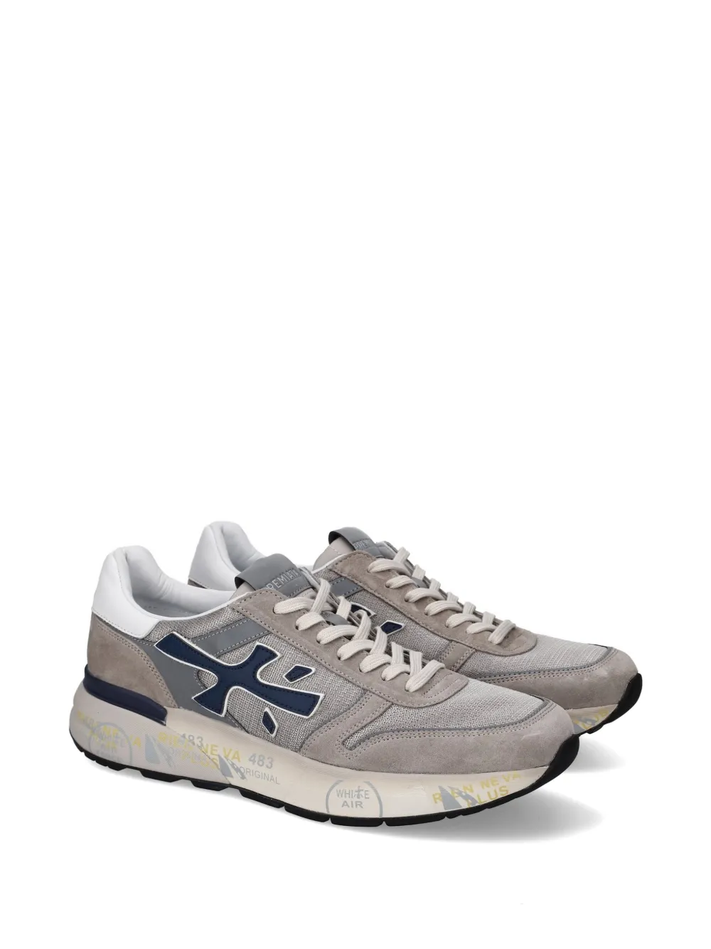 Premiata Mick panelled sneakers Grijs