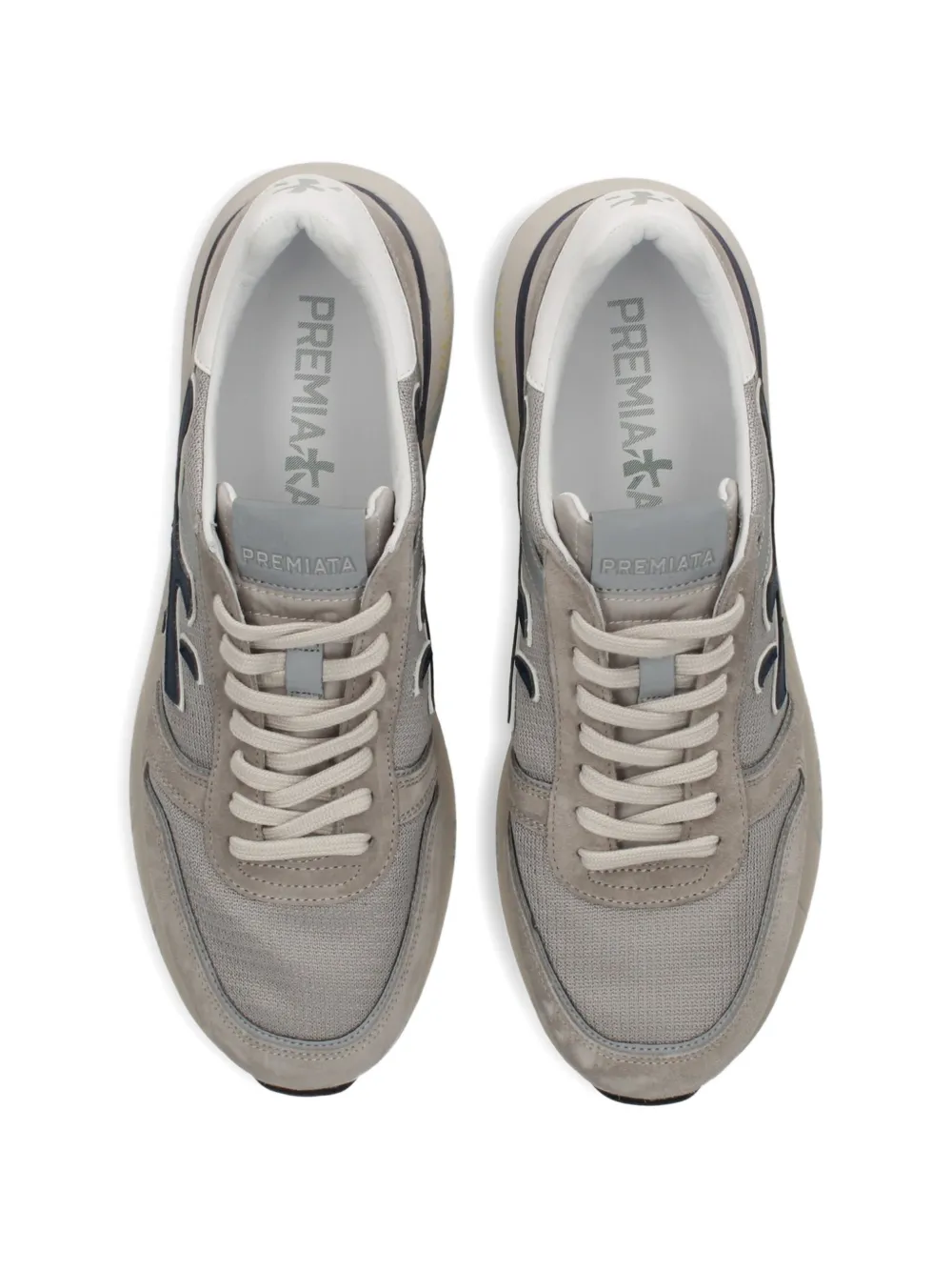 Premiata Mick panelled sneakers Grijs