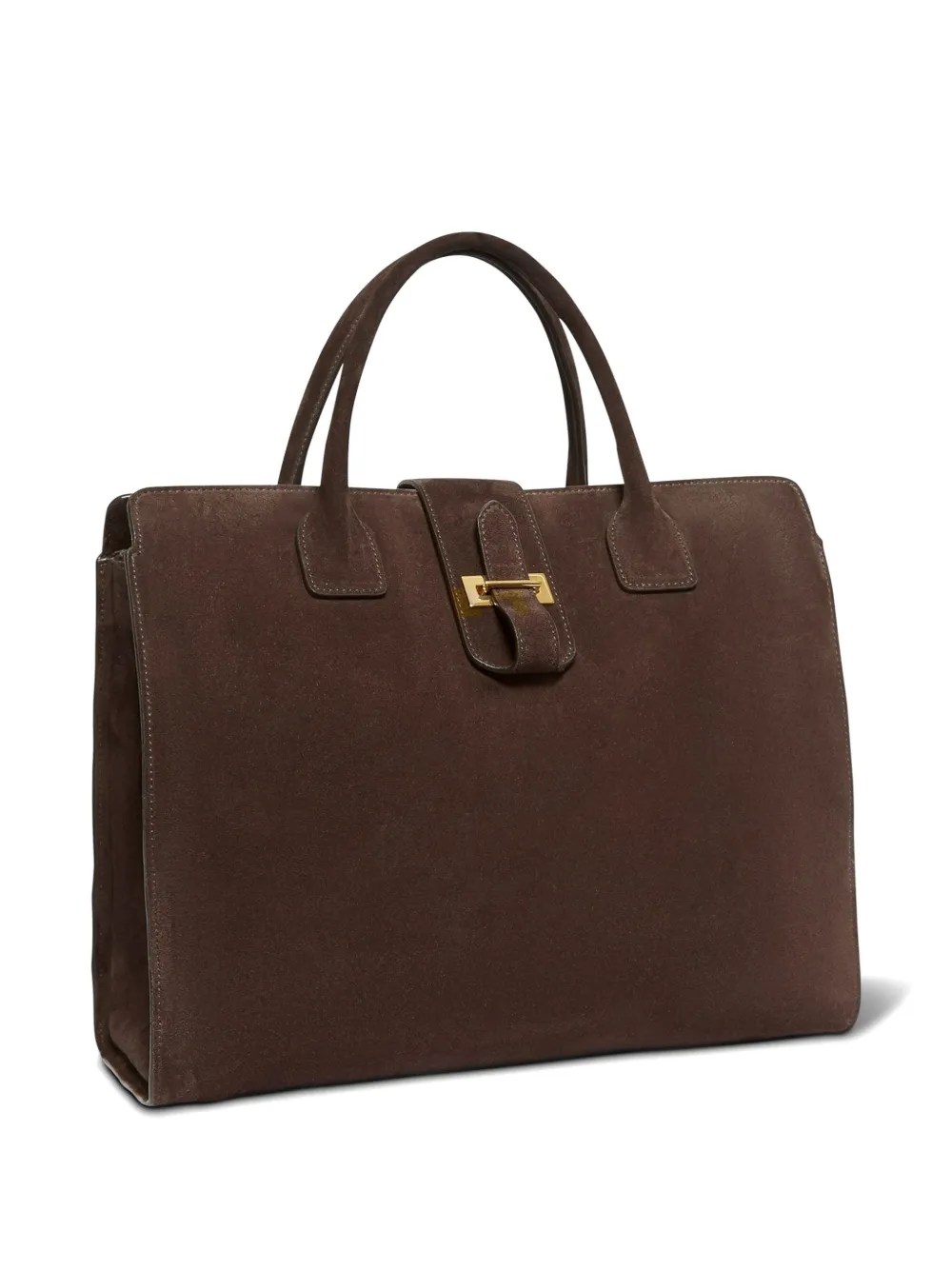 Nili Lotan Lou suède shopper Bruin