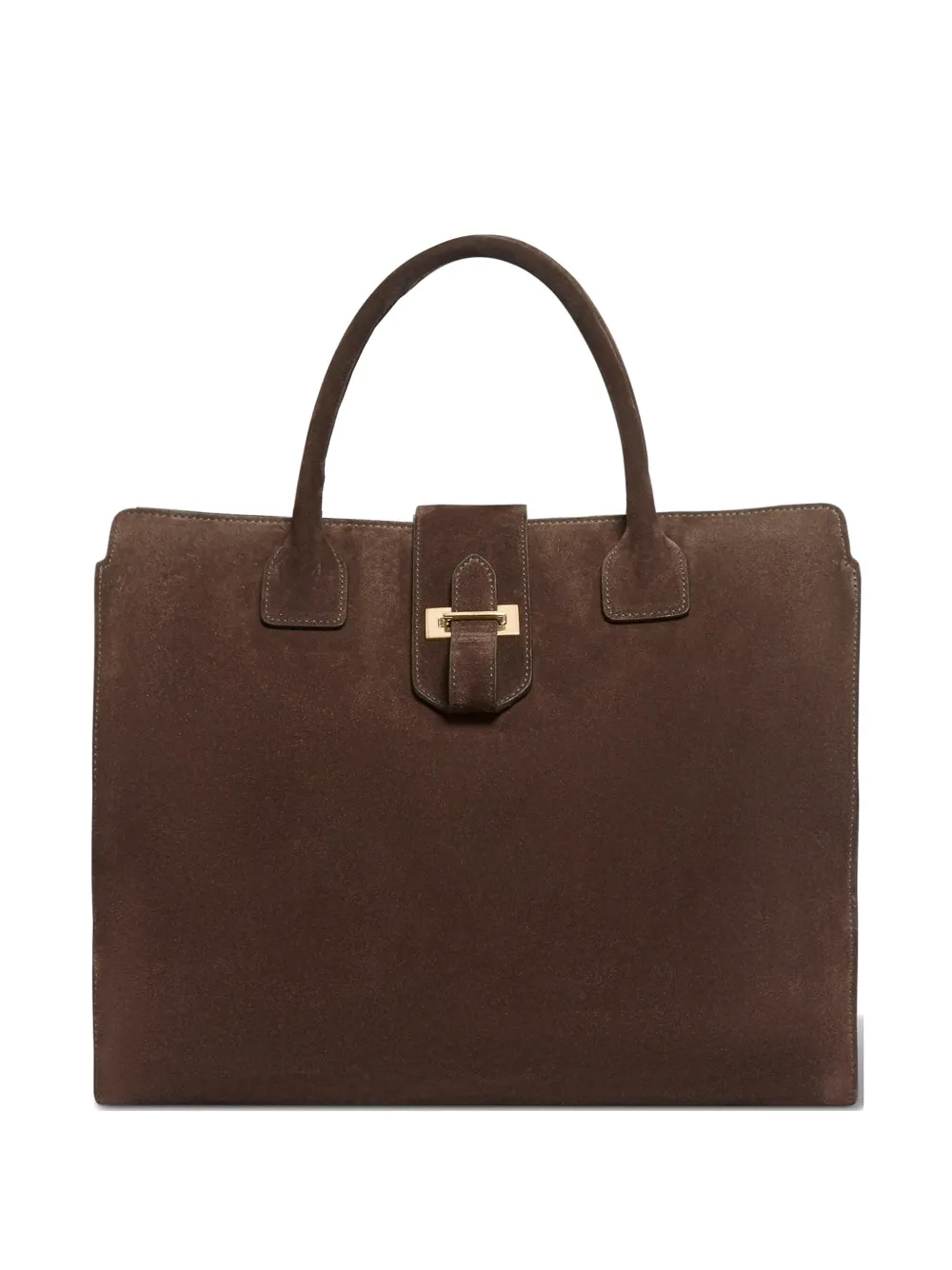 Nili Lotan Lou suede tote bag - Marrone