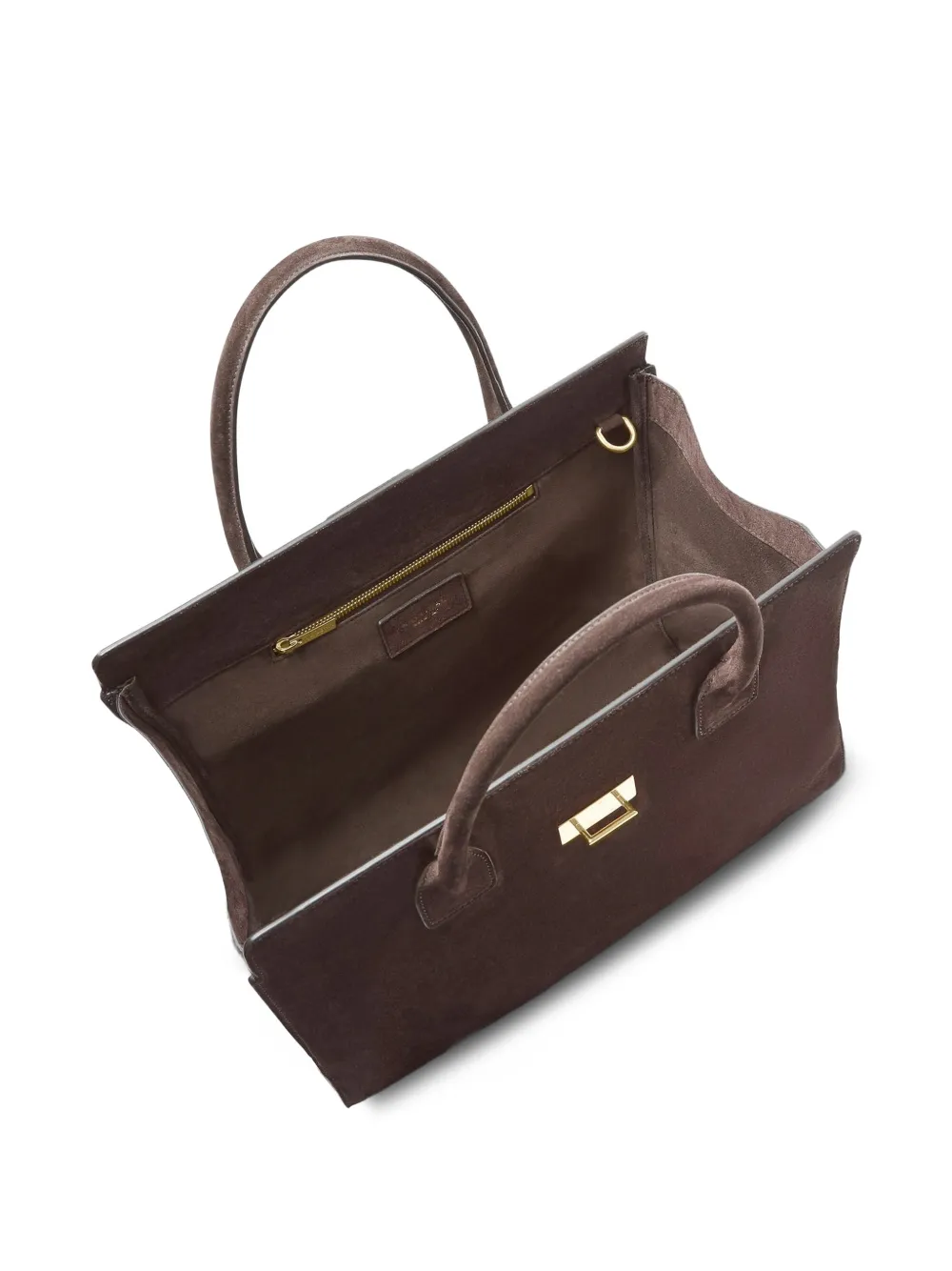 Nili Lotan Lou suède shopper Bruin