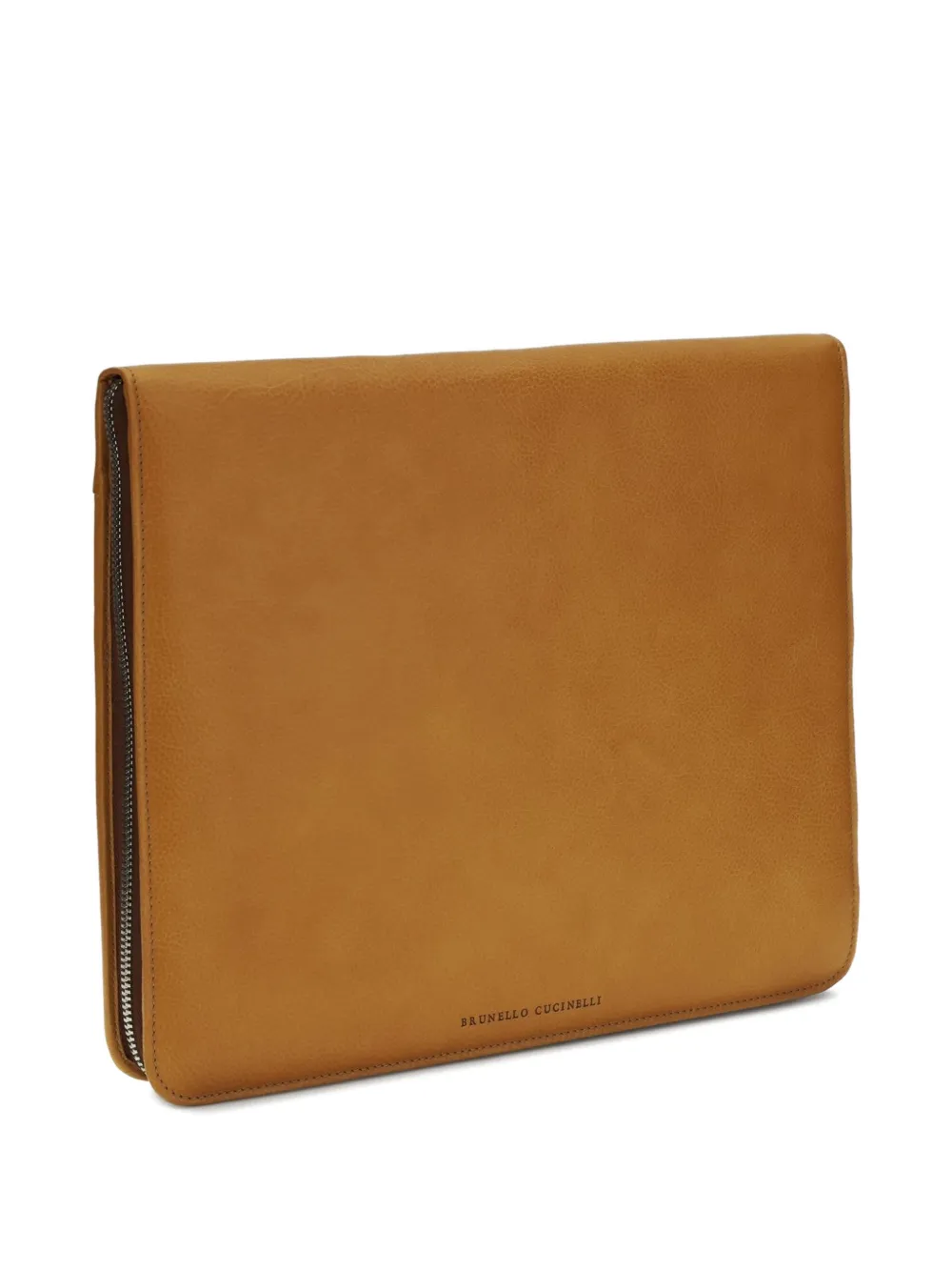 Brunello Cucinelli Leren pasjeshouder Bruin
