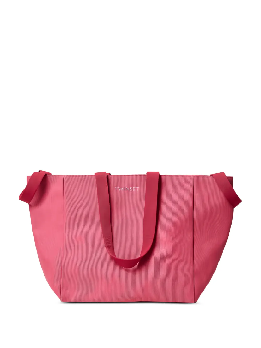 TWINSET Borsa tote con logo - Rosa