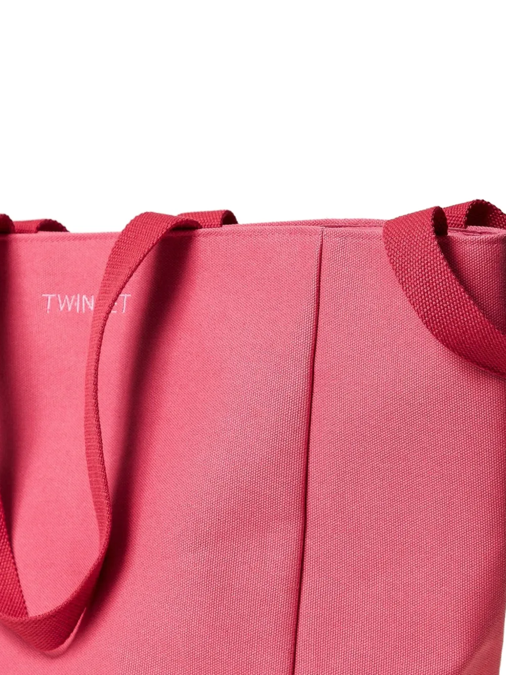 TWINSET Shopper met logo Roze