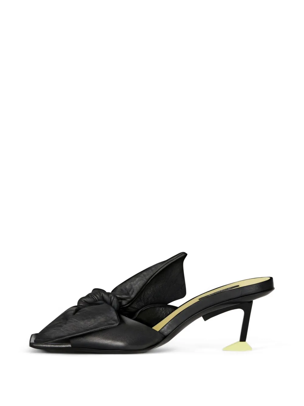 Givenchy Boudoir knot-detail square-toe sandals Zwart