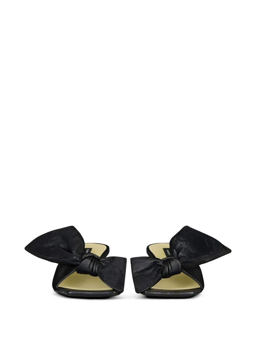 Givenchy Boudoir knot-detail square-toe sandals Zwart