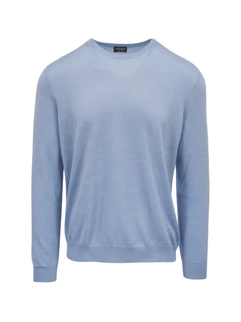 Zegna fine-knit crew-neck sweater