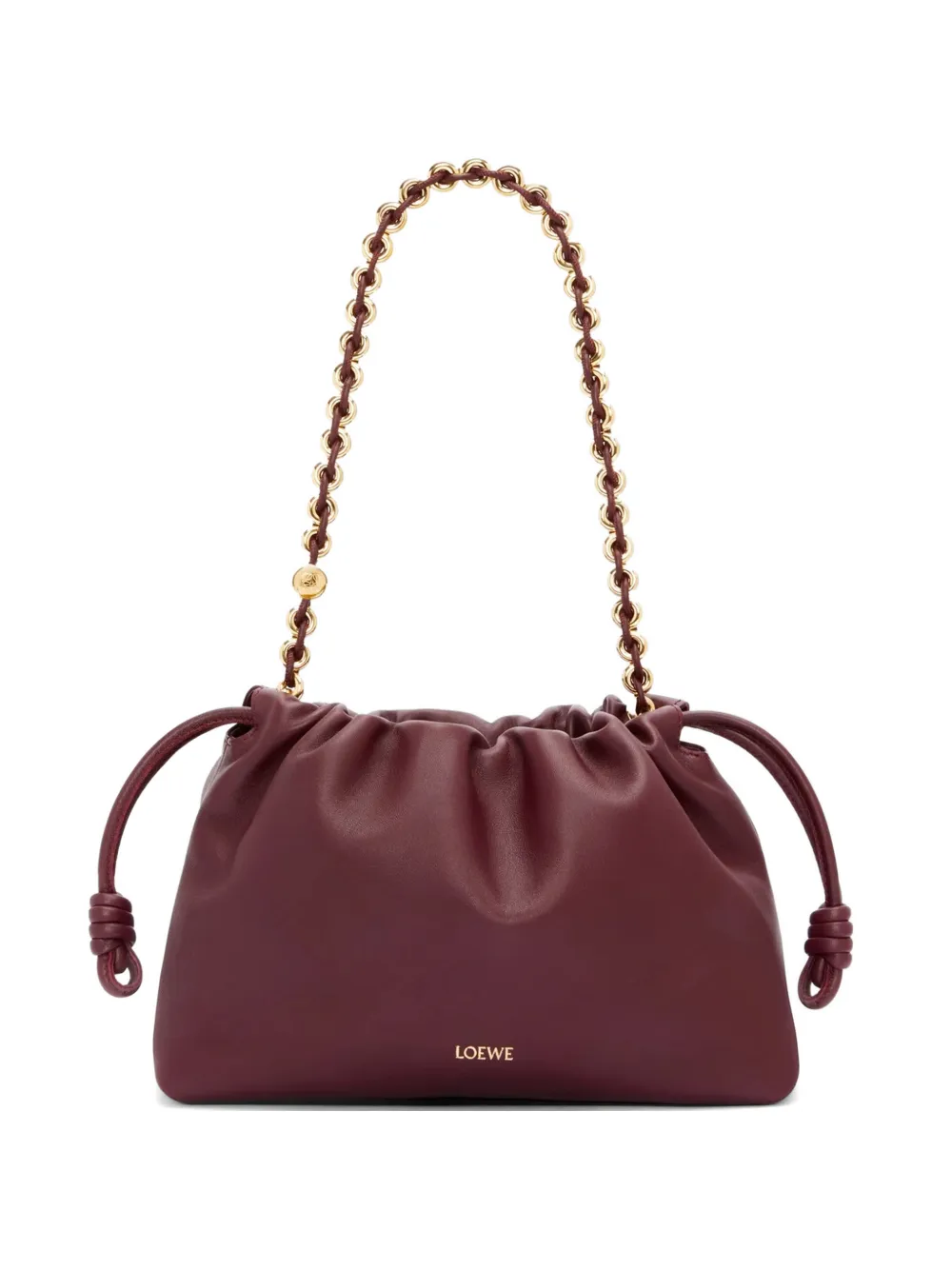 LOEWE medium Flamenco chain shoulder bag - Rosso