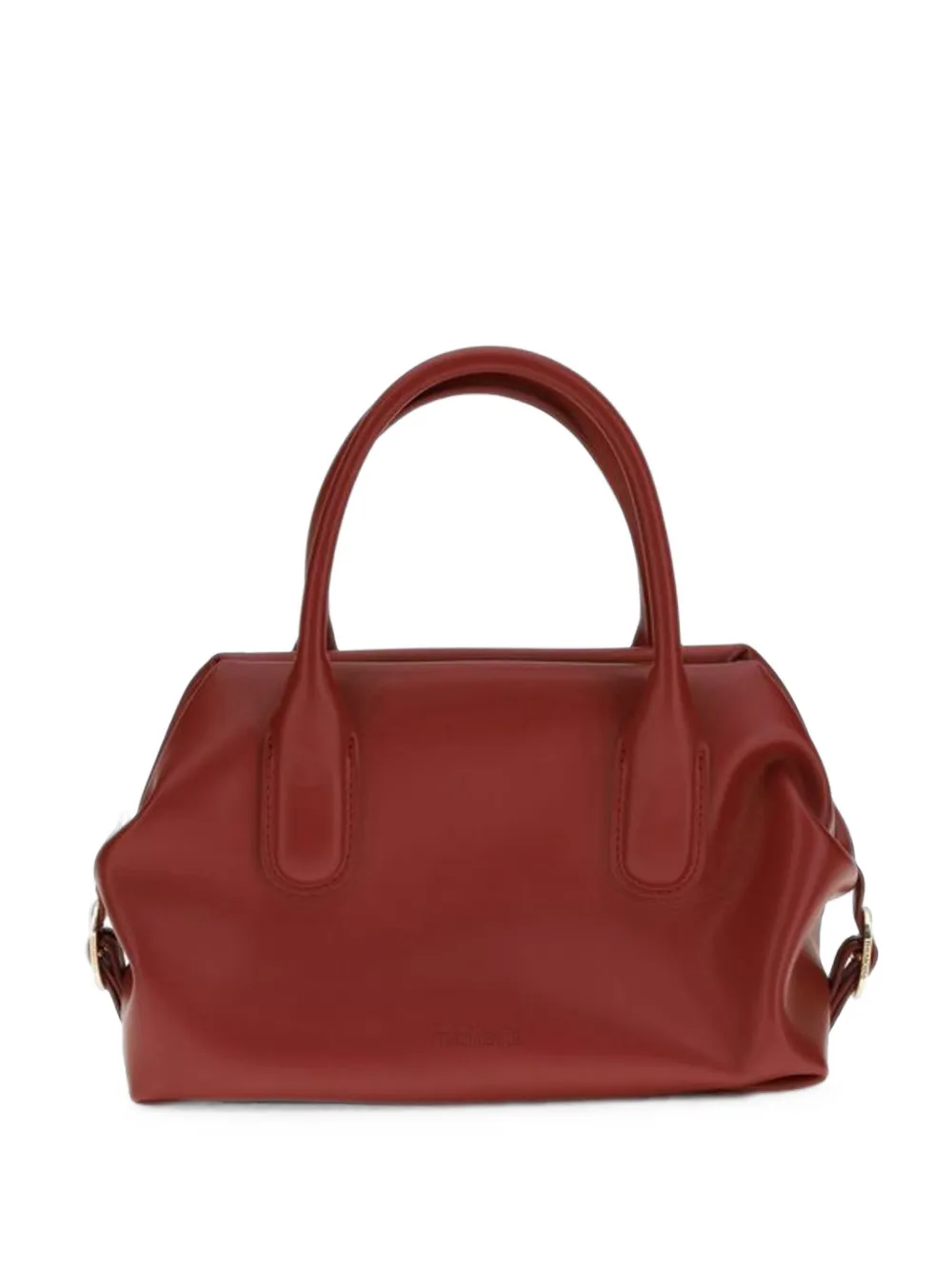 Themoirè logo-debossed double-handle tote bag