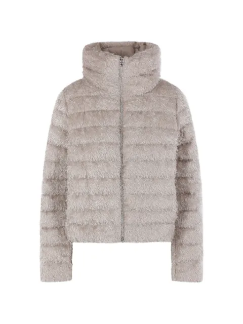 Herno quilted faux-fur jacket