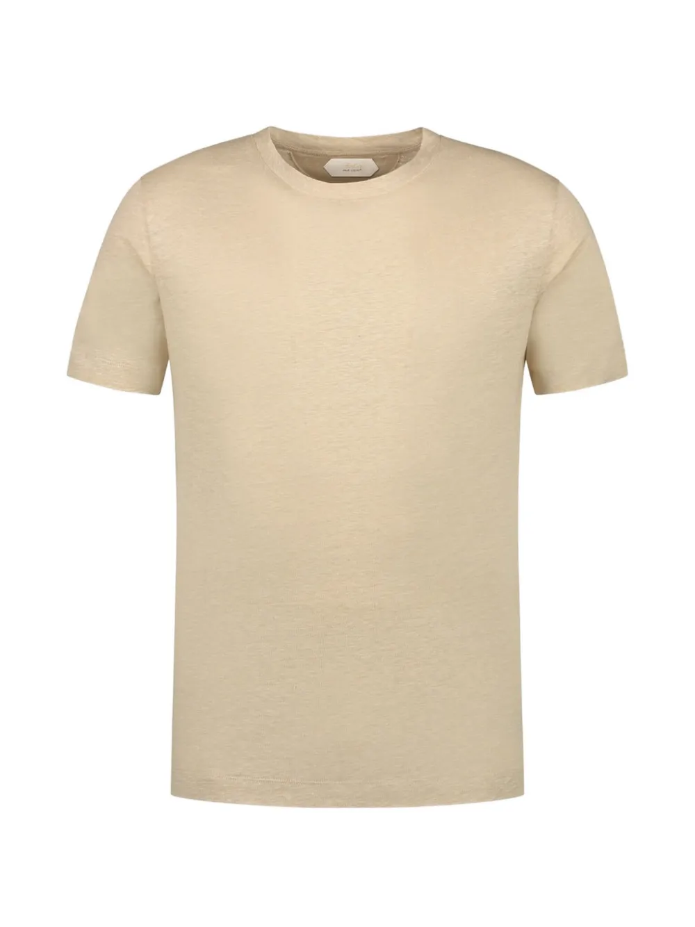 Aurélien City Linen T-shirt In Brown