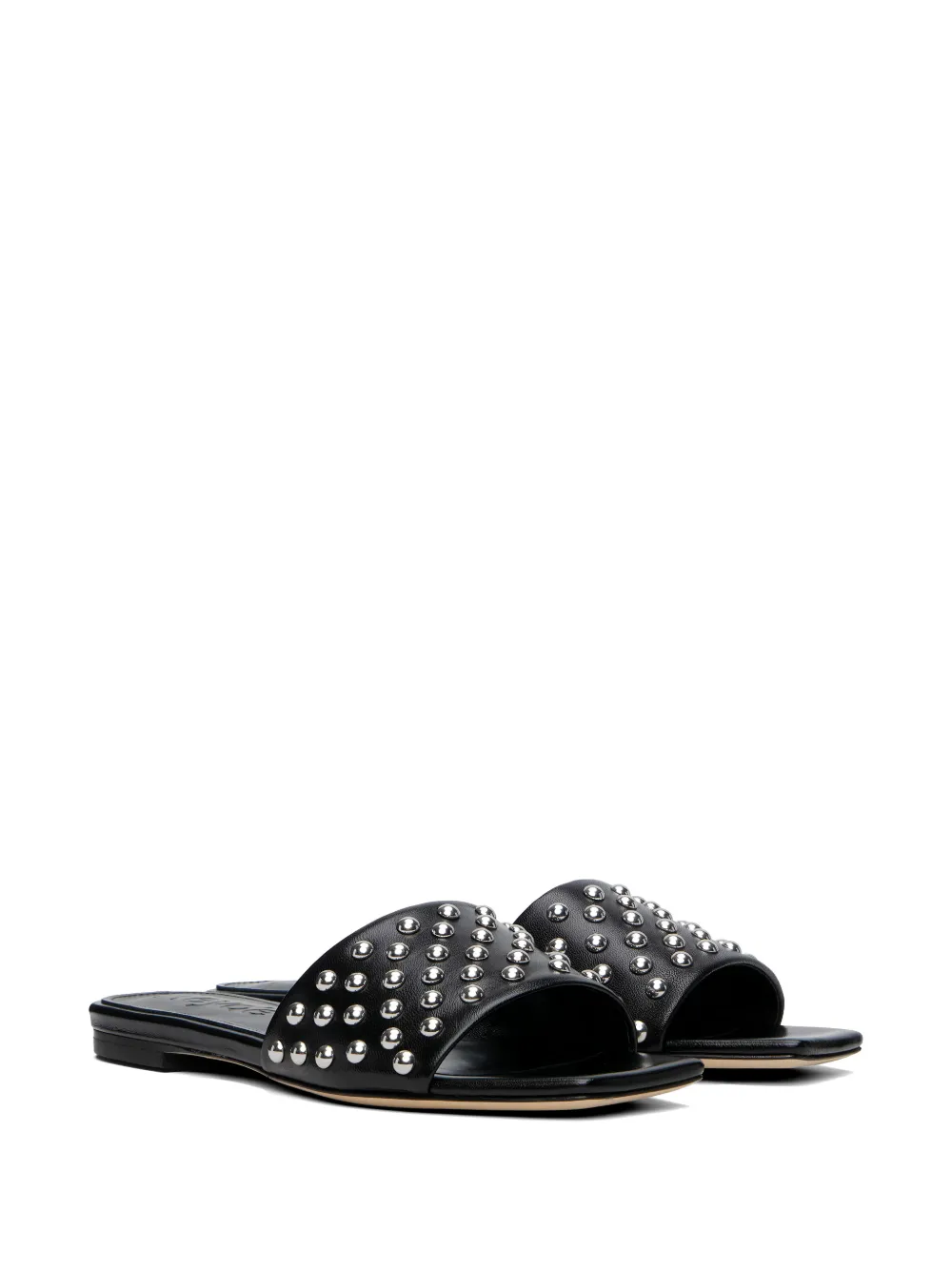 Aeyde Anna studded sandals - Nero