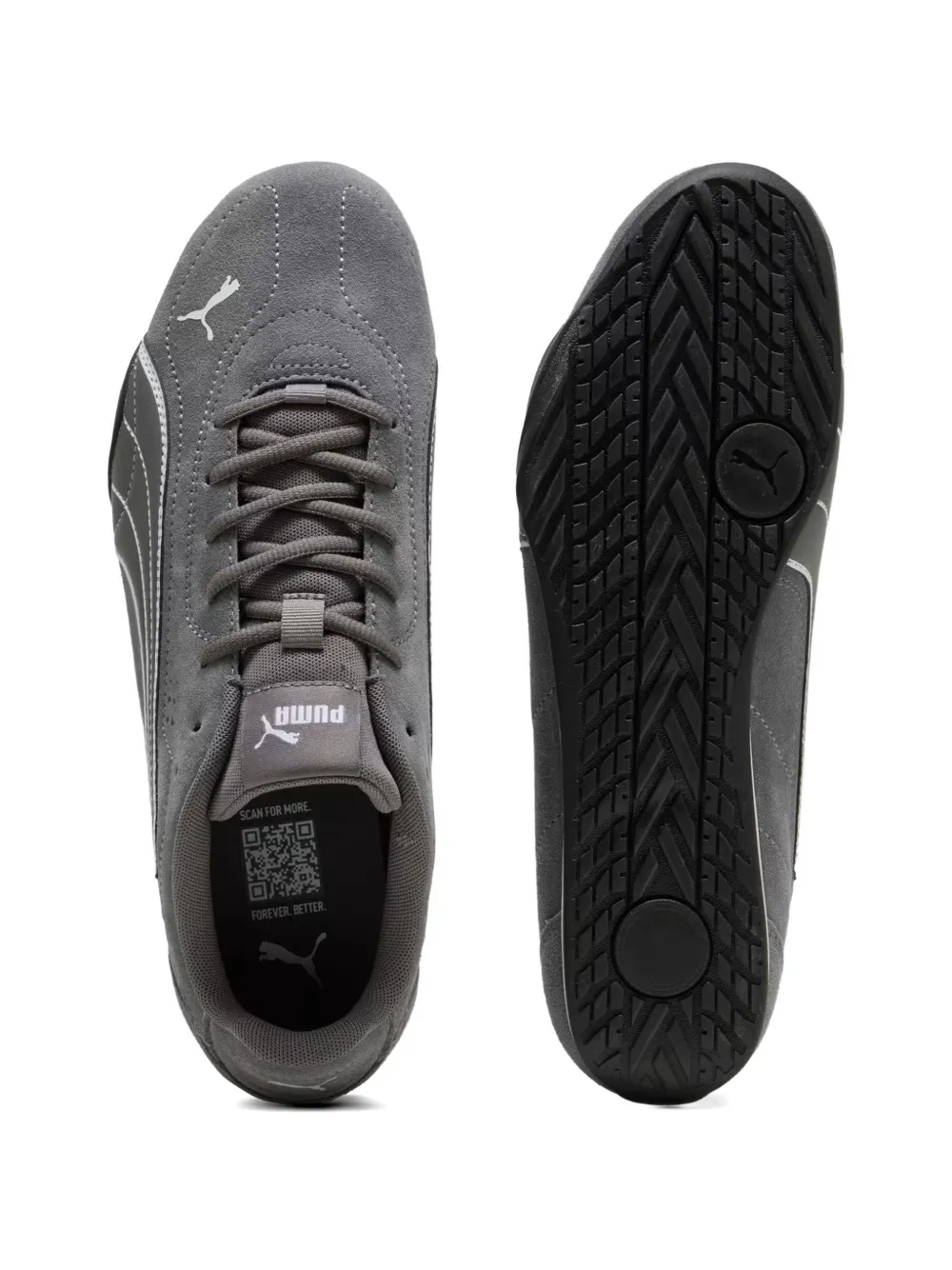 PUMA Catch low-top sneakers met vlakken Grijs